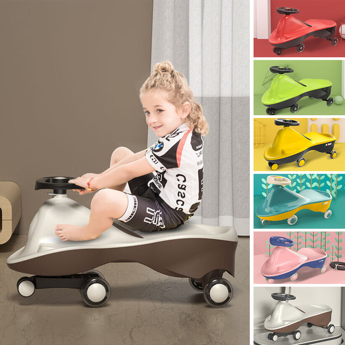 Glide Walker Swing Car Twist Car Ride On Toy  Italian Designer For Children Outdoor 6 Colours