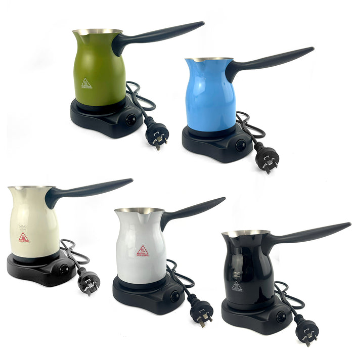 Mornest Electric Turkish Greek Arabic Coffee Maker Automatic Sensor Anti Overflow 220ml