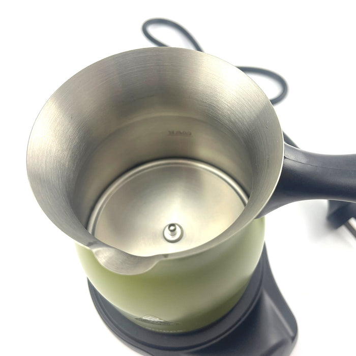 Mornest Electric Turkish Greek Arabic Coffee Maker Automatic Sensor Anti Overflow 220ml