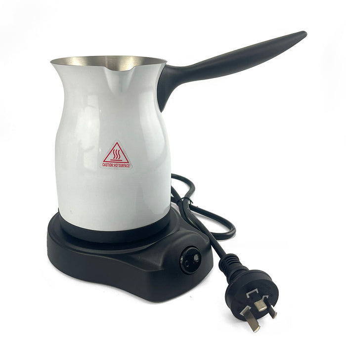 Mornest Electric Turkish Greek Arabic Coffee Maker Automatic Sensor Anti Overflow 220ml
