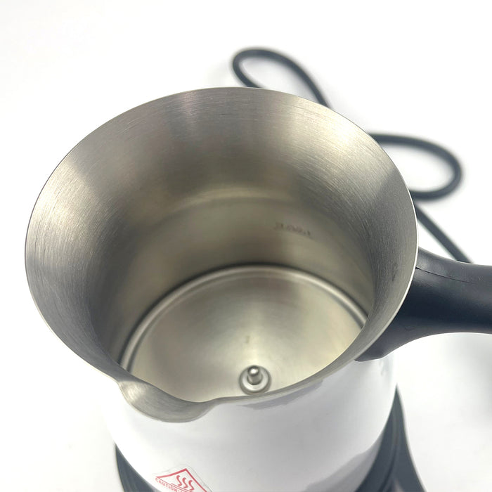 Mornest Electric Turkish Greek Arabic Coffee Maker Automatic Sensor Anti Overflow 220ml