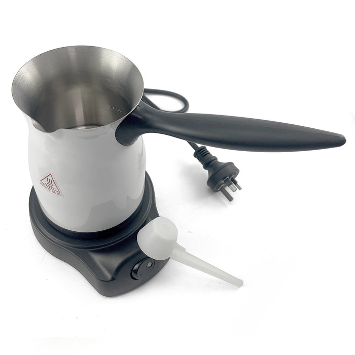 Mornest Electric Turkish Greek Arabic Coffee Maker Automatic Sensor Anti Overflow 220ml