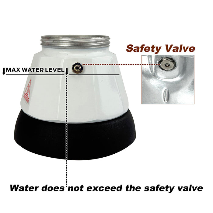 Electric Moka Coffee Maker Auto Power Off Home Espresso Italian Classic 3Cups Trade Me