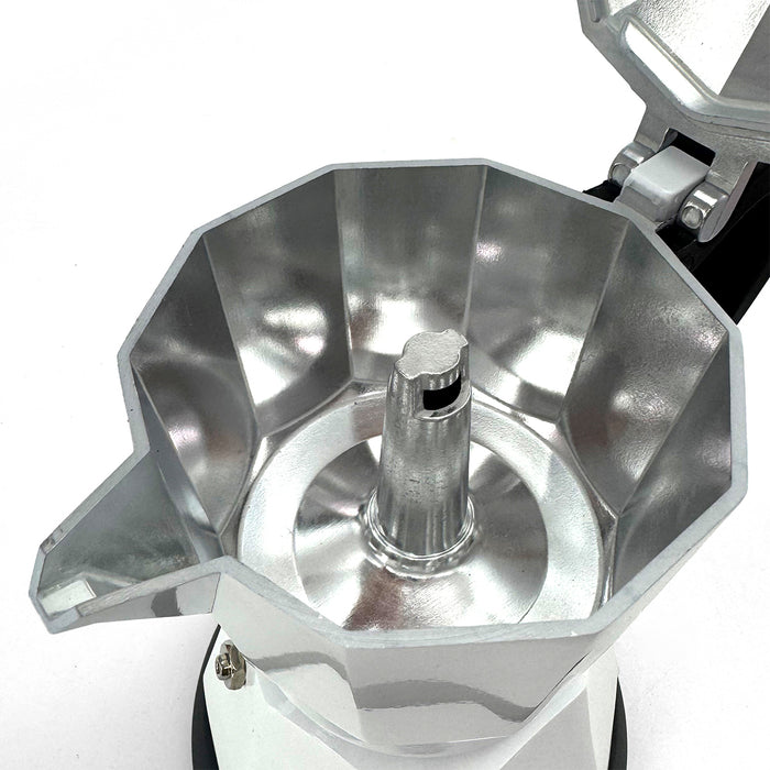 Electric Aluminium Moka Coffee Maker Espresso Italian Classic auto power off Home 3/6Cups