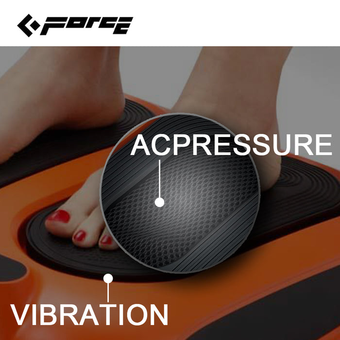 Force Electric Foot Massager Vibrating And Kneading Authentic Massage Relieve Pain Sore in Feet Calves Improve Circulation Health with Remote Control Orange