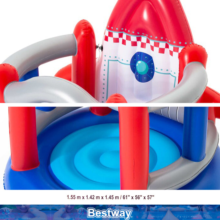 Bounce Jumping House Jumper Rocket Inflatable UP IN & OVER Bestway Trampoline