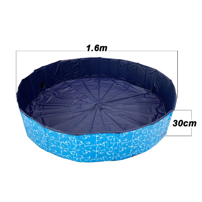 Companion Gear Portable Pop Up Pet Pool Kit 1.6X1.6M 151L Portable Dog Pool AU