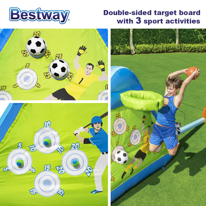 Bestway Inflated Outdoor Target 3 Activity Soccer Basketball Sport Play Board