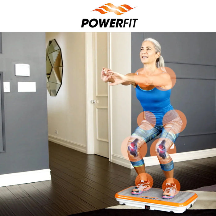 Home Gym Gym Excrcise Body Workout Powerfit Compact Vibration machine AU Stock