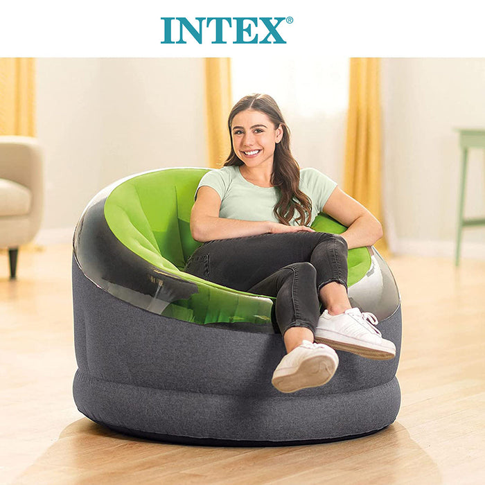 INTEX Empire Chair Inflatable Lounger Sleeping Sofa Portable & Dorm Lounge Seat