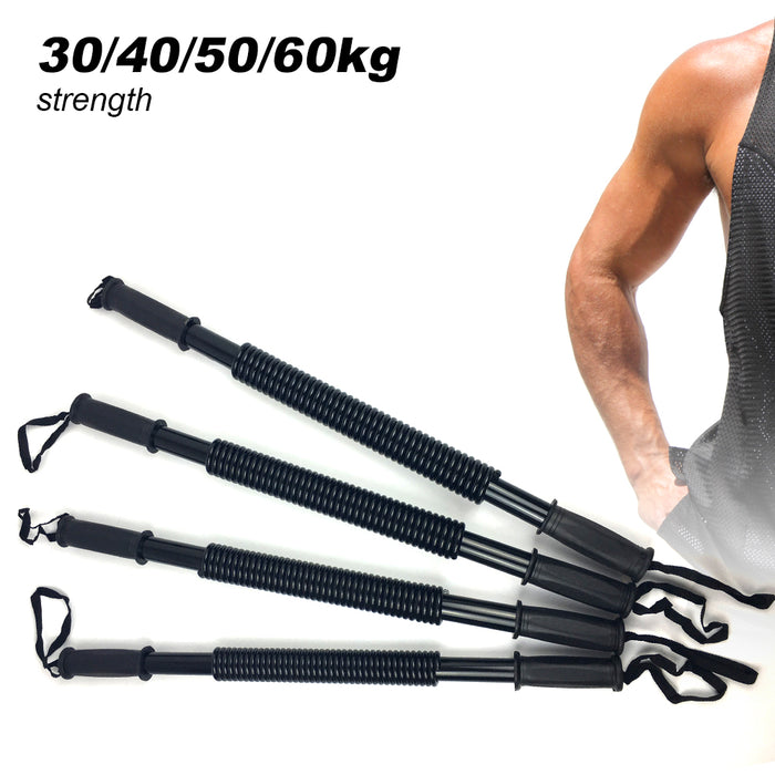 Power Twister 30/40/50/60Kg Flexible Stretch Spring Bendy Bar Arm Gym