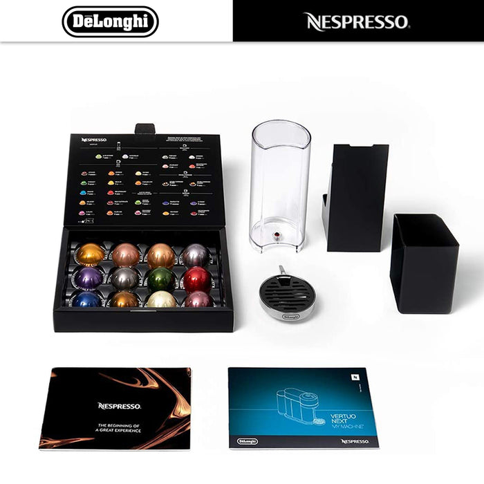 DeLonghi ENV120W Nespresso Vertuo Next espressos Coffee Machine White & Grey