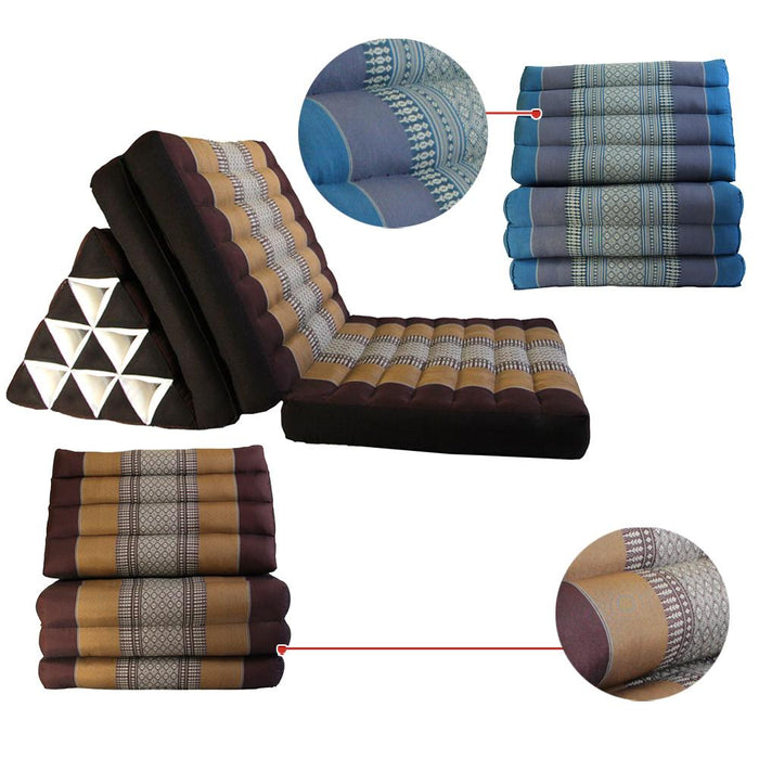Pink Large Thai Triangle Pillow 3 Fold Outdoor Mattress Cushion Day Bed 3Folds