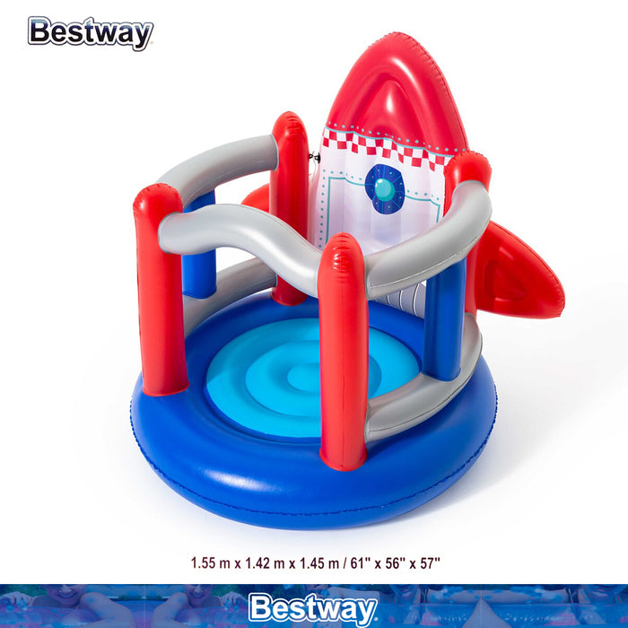 Bounce Jumping House Jumper Rocket Inflatable UP IN & OVER Bestway Trampoline