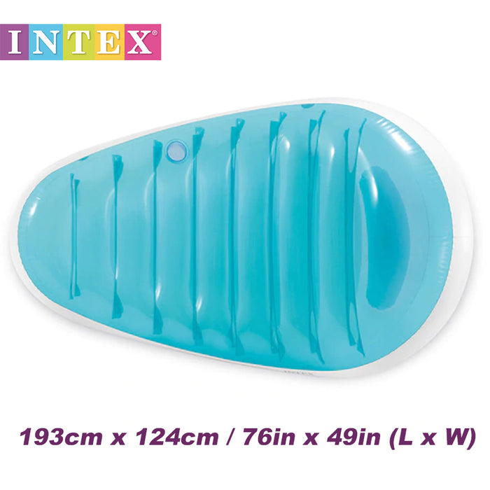 INTEX Petal Floating Lounge Chair Pool Float Lounger 1.93x1.24m With Cupholder