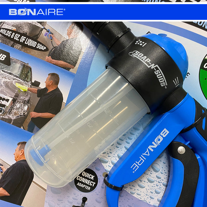 Bonaire Soap N Suds Foaming Wash Gun Deep Cleaning Car Wash For Foam Scrub Rinse