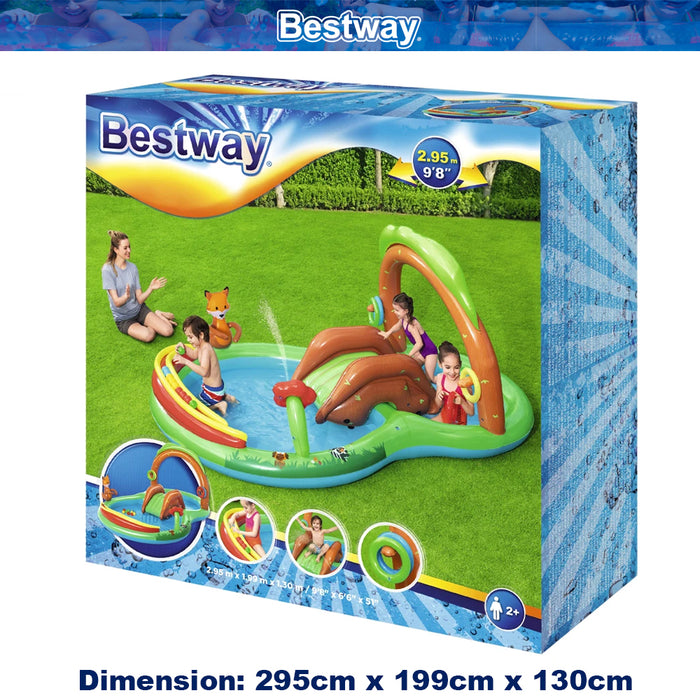 Bestway Swimming Pool Friendly Woods Play Pools Center Inflatable Kids