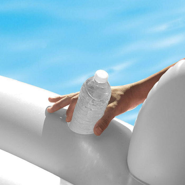 Intex Inflatable Island Float Marina Breeze Raft Ride On Water River/Pool 259cm