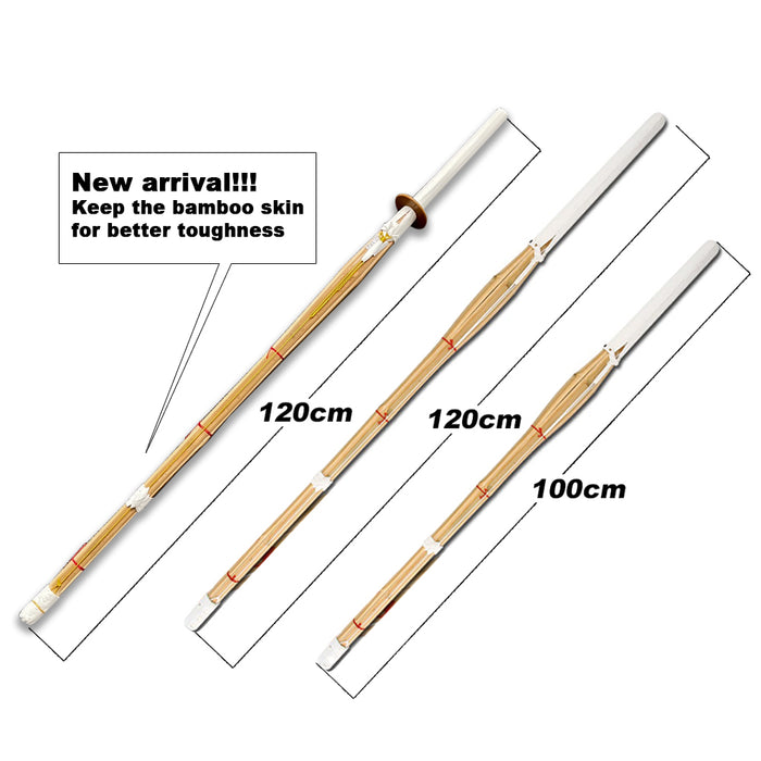 100/120cm Kendo Shinai Bamboo Katana Sparing Japanese Practice Training Sword AU STOCK