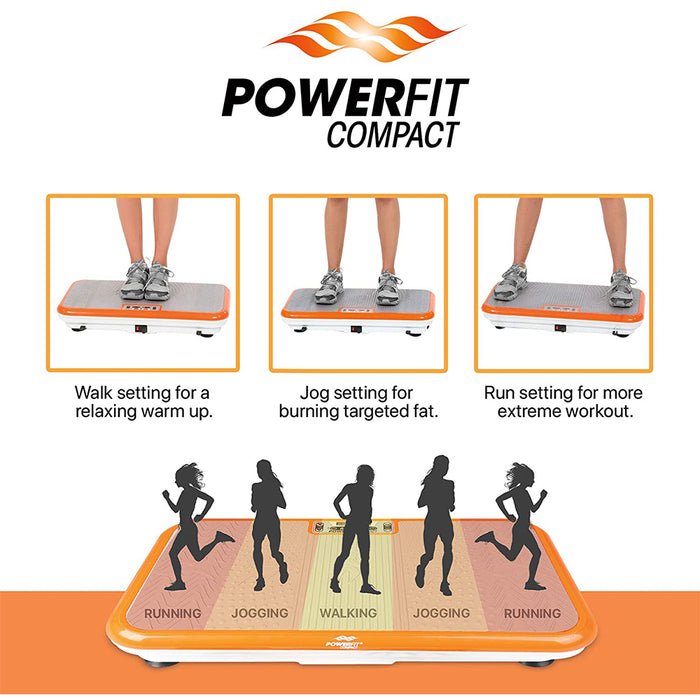 Home Gym Gym Excrcise Body Workout Powerfit Compact Vibration machine AU Stock