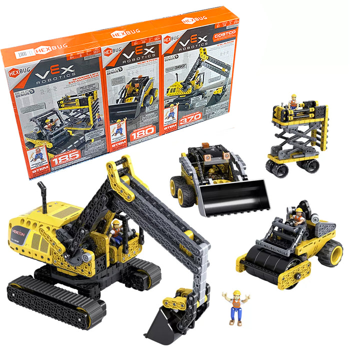 Hexbug VEX 4 Builds Robotics 3Pack Bundle Toys Construction Zone For KidsAges 8+