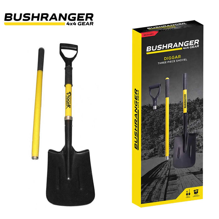 Bushranger 4x4 Gear SMulti-Use Long Handle Shovel D-Handle Spade For Camping AU STOCK
