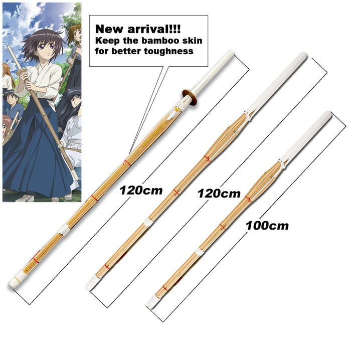 100/120cm Kendo Shinai Bamboo Katana Sparing Japanese Practice Training Sword AU STOCK