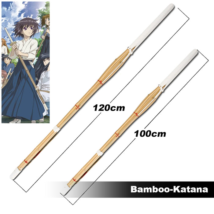 100/120cm Kendo Shinai Bamboo Katana Sparing Japanese Practice Training Sword AU STOCK