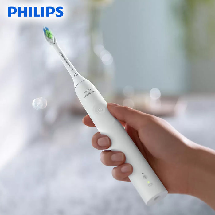 Philips Sonicare 3100 Range Black And White Toothbrush HX3676/34 2Packs Set