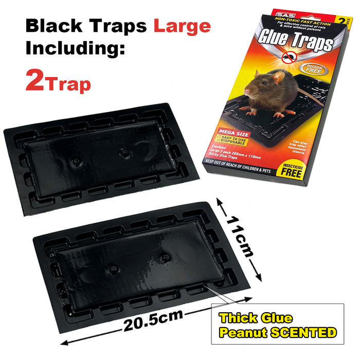 Mouse Rat Mice Sticky Traps Pad  Board Rodent Mouse Snare Catcher Board