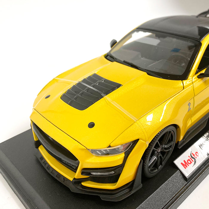 Maisto Yellow 2020 mustang shelby GT500 Edition DieCast Car Model 1:18 AU STOCK
