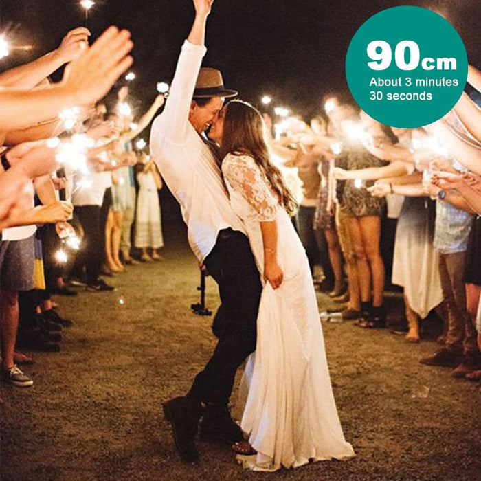 90cm Large Sparklers Party Sparkler For Birthdays Party Parties Wedding Low Smoke Gold Sparklers