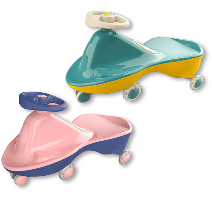 Twist Car New Colour Flash Wheels For Children Swing Car Ride On Toy