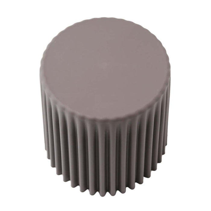 Set of 2 Cupcake Stool Plastic Stacking Stools Chair Outdoor Indoor Commercial -Grey