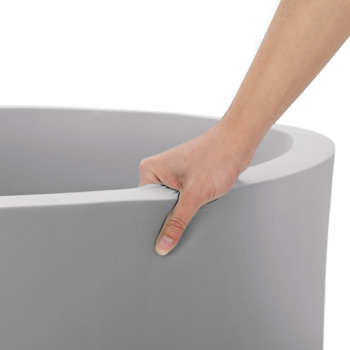 Keezi Kids Ball Pit 90x30cm Ocean Foam Play Pool Barrier Toys Children Grey