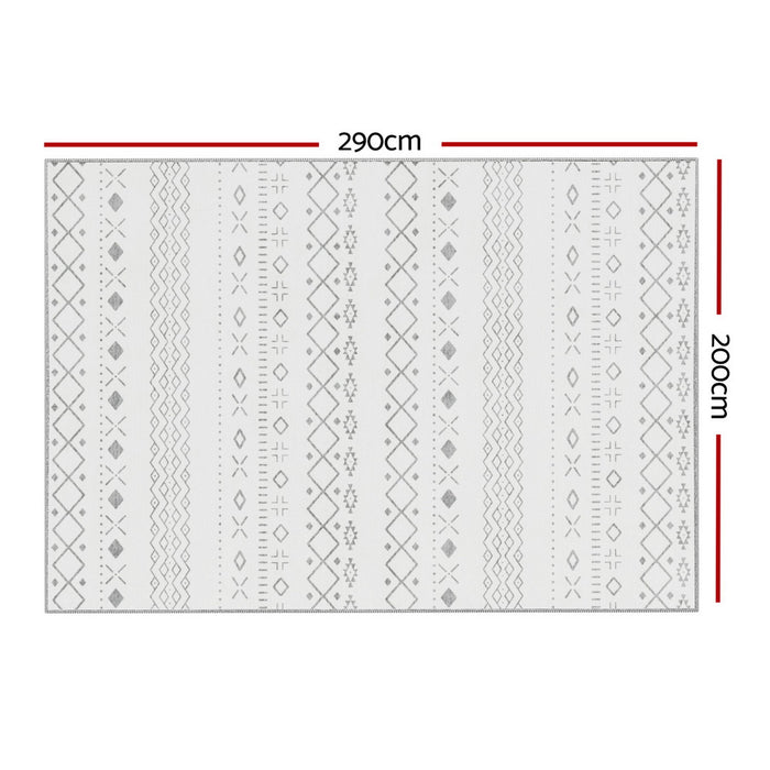 Artiss Rug 200x290cm Area Rug Washable Mat Large Carpet Soft Short Pile Una