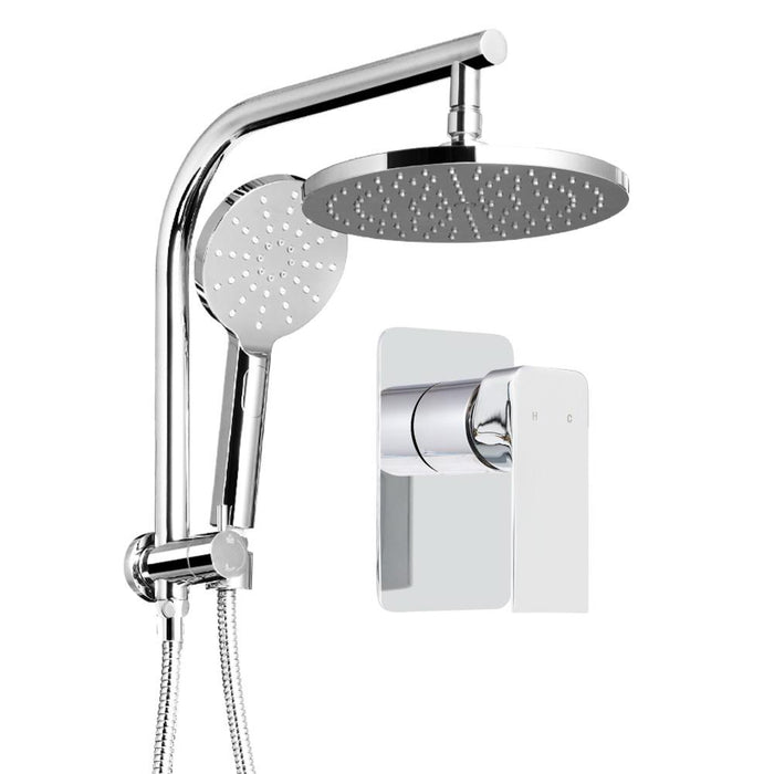 9'' Rain Shower Head Mixer Round Handheld High Pressure Wall brass Chrome