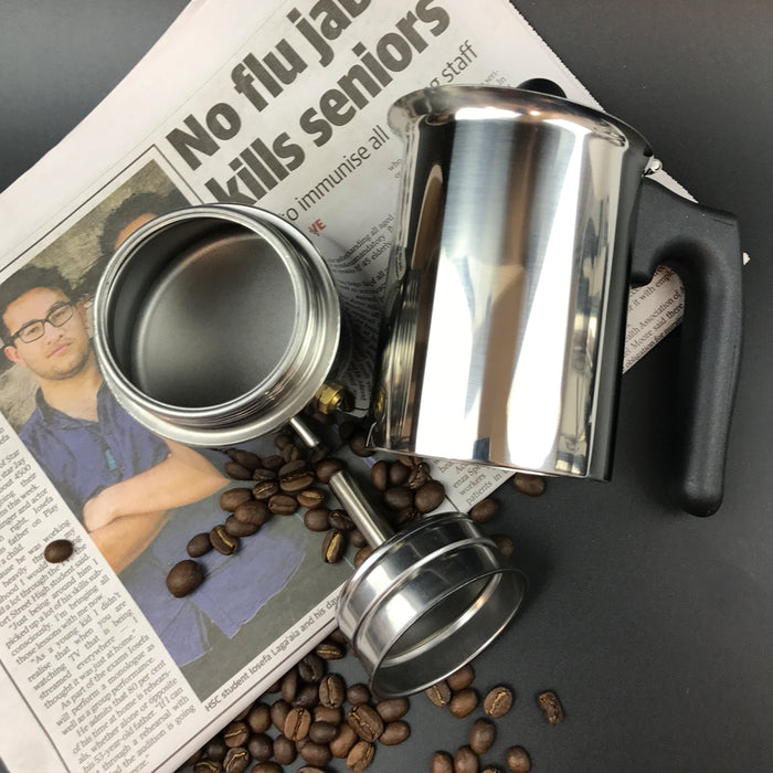 Thickened 4/6/9Cups Stainless Steel Stove Top Espresso Italian Coffee Maker