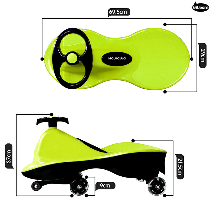 Glide Walker Swing Car Twist Car Ride On Toy  Italian Designer For Children Outdoor 6 Colours