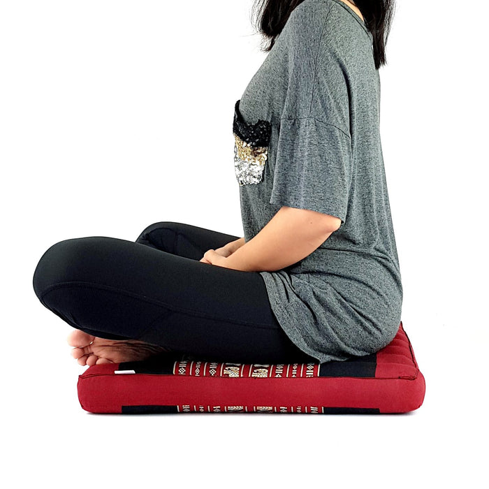 Thai Pink Kapok Cotton Handmade Handmade Thailand Meditation Cushion Yoga Seat