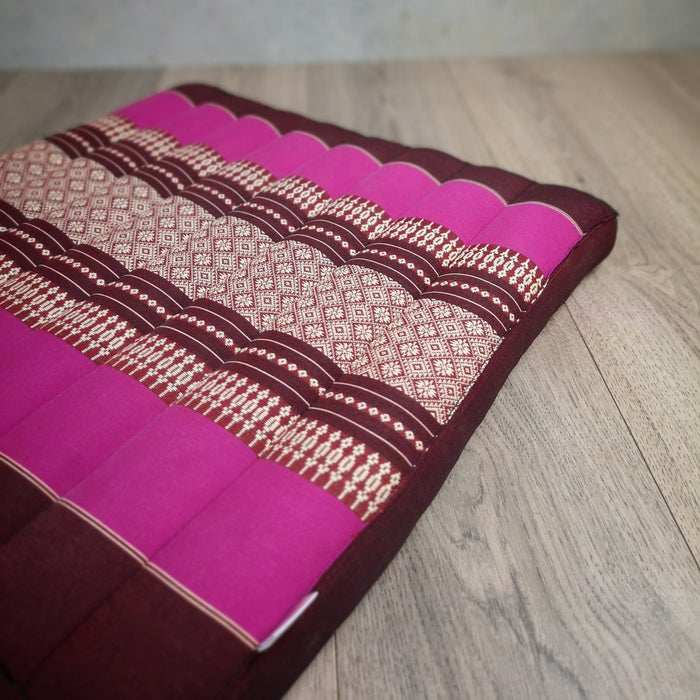 Thai Pink Kapok Cotton Handmade Handmade Thailand Meditation Cushion Yoga Seat