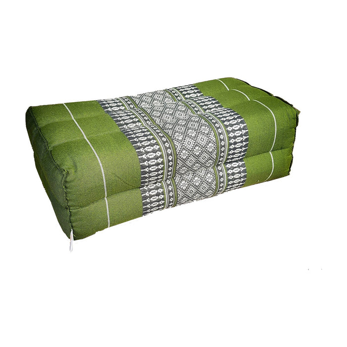 Thai Green Pillows Cushion Thai Yoga Block Bolster Meditation Pilates Prop