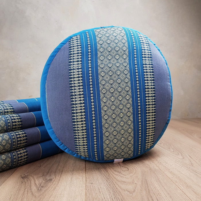 Thai Handmade 100% Kapok Cotton Zafu & Zabuton Meditation Set 5 Colour