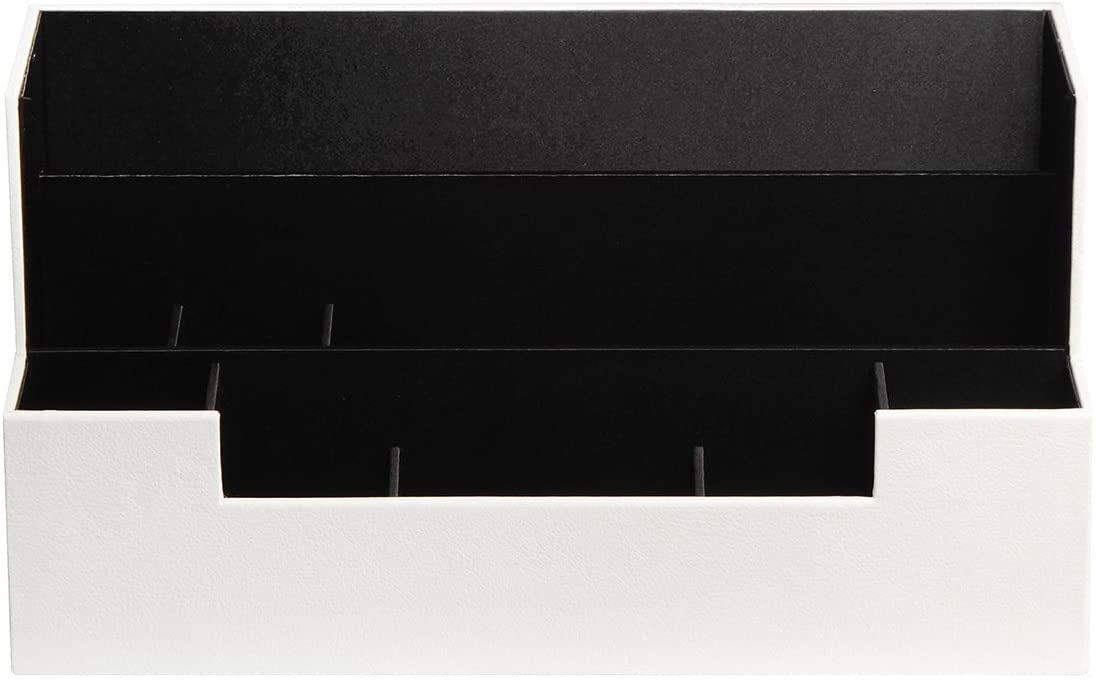 Desk Supplies Office Organizer Caddy Modern Design Multi Function High Quality (White)