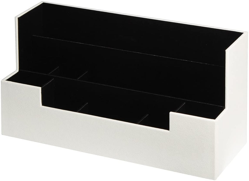 Desk Supplies Office Organizer Caddy Modern Design Multi Function High Quality (White)