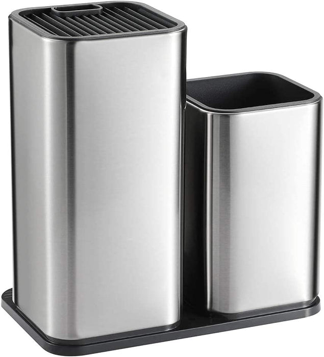 2 in 1 Food-grade High-quality  Stainless Steel Knife Holder For Kitchen