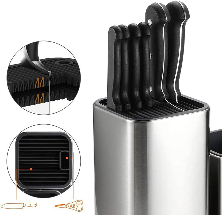 2 in 1 Food-grade High-quality  Stainless Steel Knife Holder For Kitchen