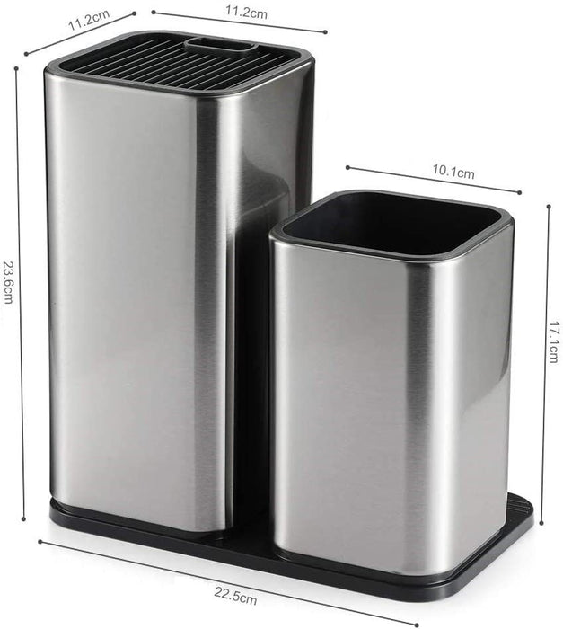 2 in 1 Food-grade High-quality  Stainless Steel Knife Holder For Kitchen