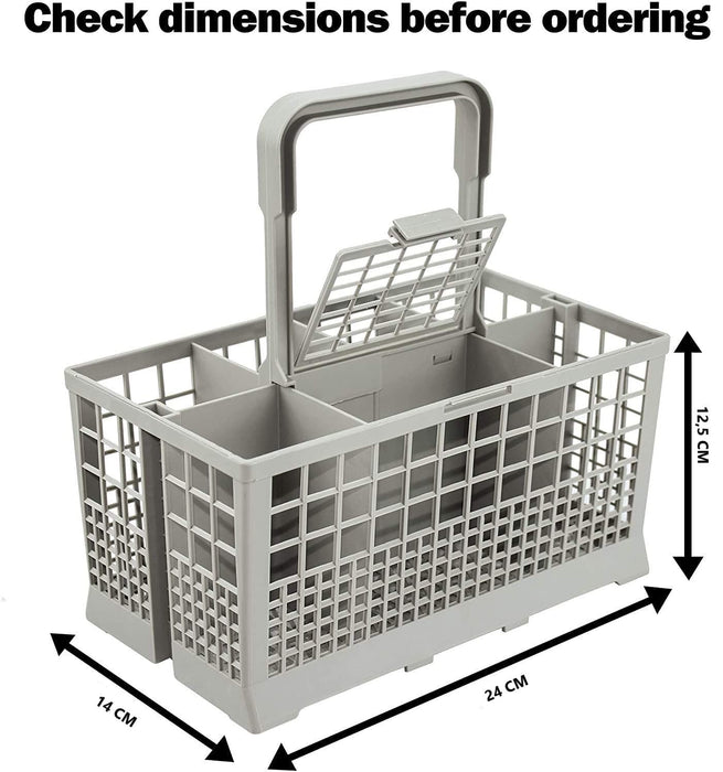 Universal Dishwasher Cutlery  Silverware Basket For Whirlpool Maytag AMANS (24 x 14 x 12 cm)