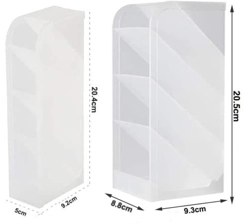 2 Pack Desktop Storage For Office And School Clear Colors